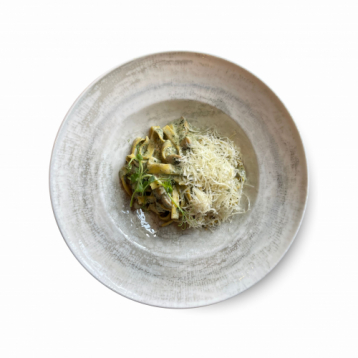 Ижевск Фетучини с белыми грибами в сливочно-шпинатном соусе